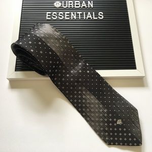 Versace Necktie Medusa Head Logo 100% Silk EUC